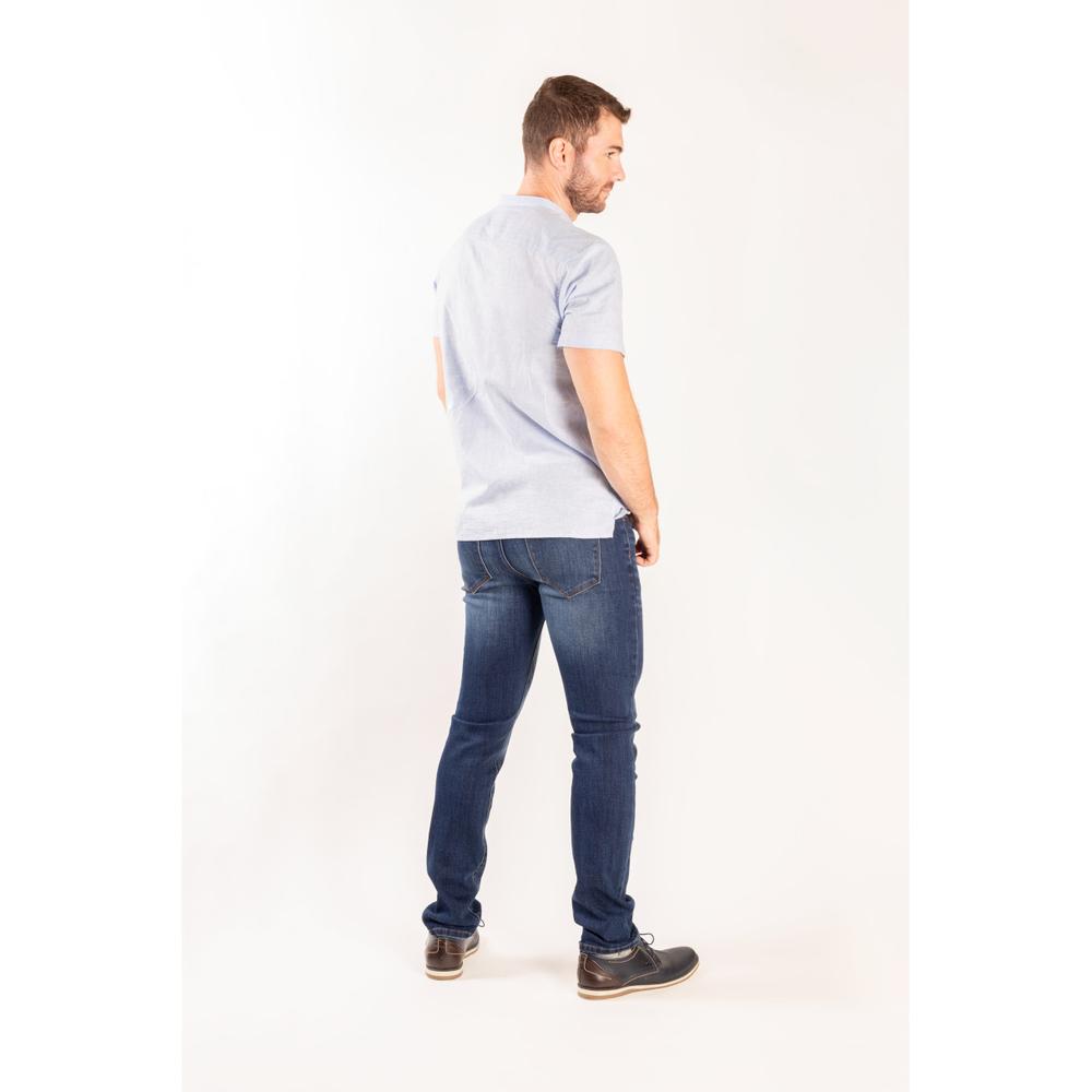 Foto 4 pulgar | Pantalón de Mezclilla Jeanswest Black 039 Azul para Hombre