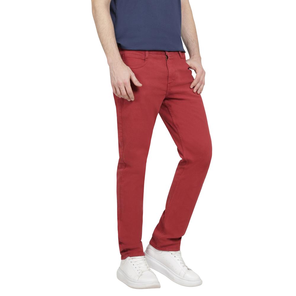 Foto 3 pulgar | Jeans Lee Naranjas Slim Fit para Hombre