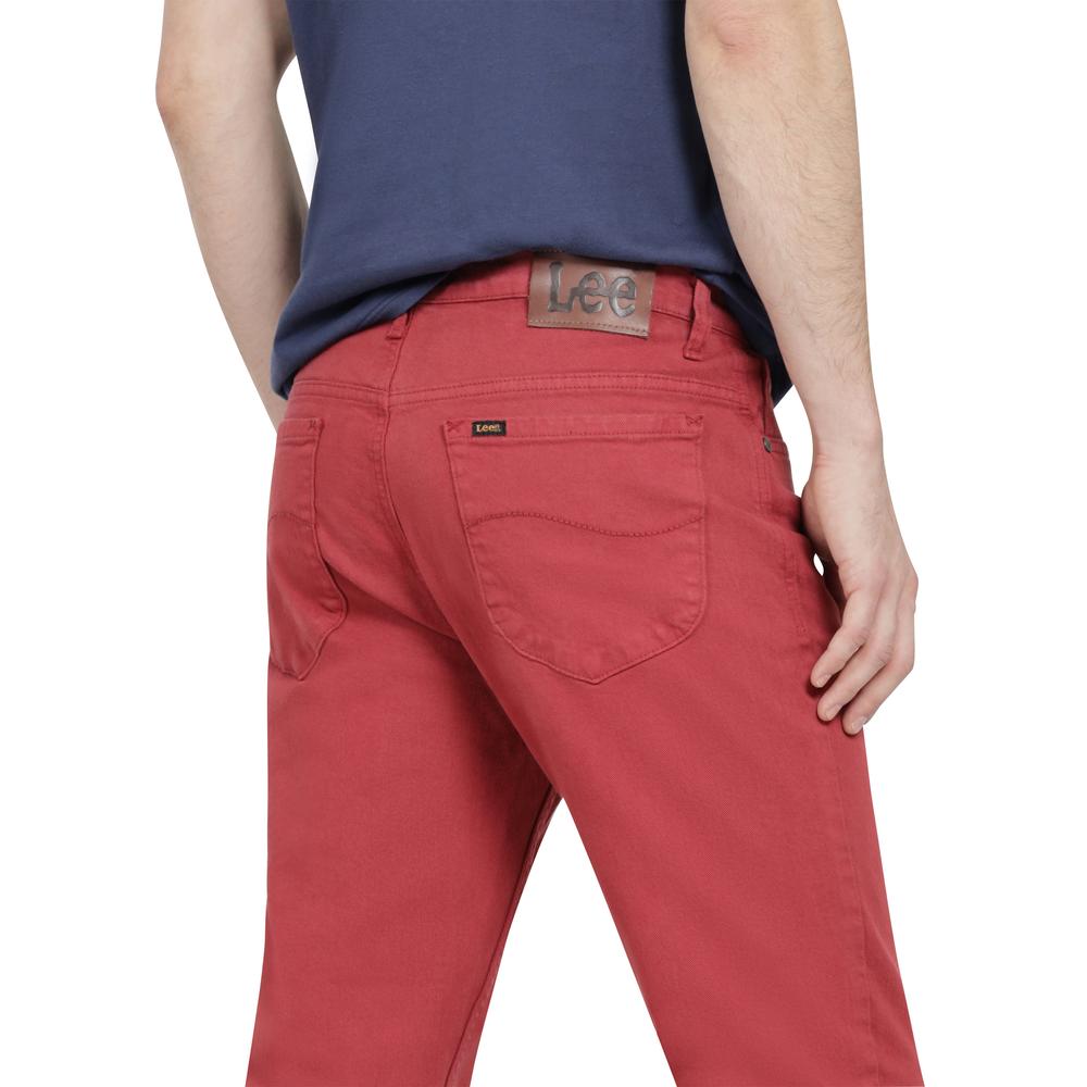 Foto 6 pulgar | Jeans Lee Naranjas Slim Fit para Hombre