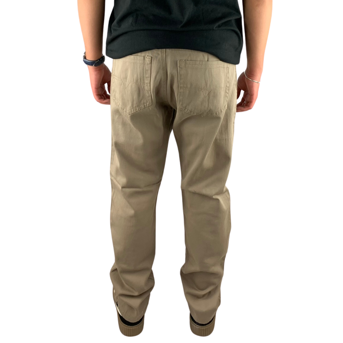 Foto 4 pulgar | Pantalón Slim Gabardina Indutex Y Moda Beige Para Hombre