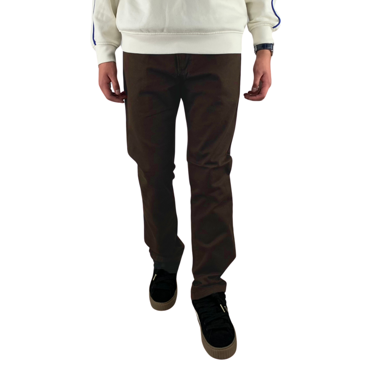 Foto 1 | Pantalón Slim Gabardina Indutex Y Moda Cafe Para Hombre