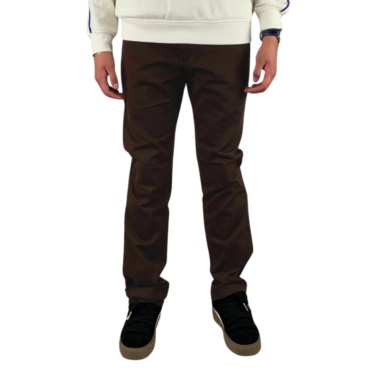 Foto 3 | Pantalón Slim Gabardina Indutex Y Moda Cafe Para Hombre