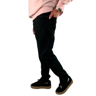 Foto 3 | Pantalón Slim Gabardina Indutex Y Moda Negro para Hombre