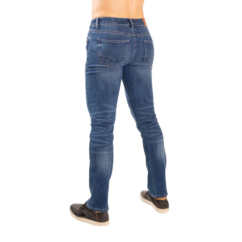 Foto 3 pulgar | Pantalón Slim Fit Hombre Jeanswest Black Mezclilla Confort 060 Azul