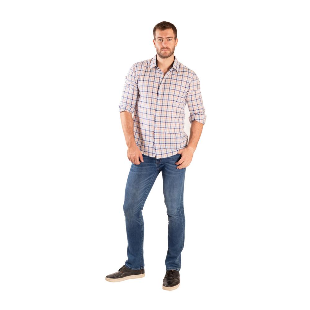 Foto 5 pulgar | Pantalón Slim Fit Hombre Jeanswest Black Mezclilla Confort 060 Azul