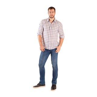 Foto 4 | Pantalón Slim Fit Hombre Jeanswest Black Mezclilla Confort 060 Azul