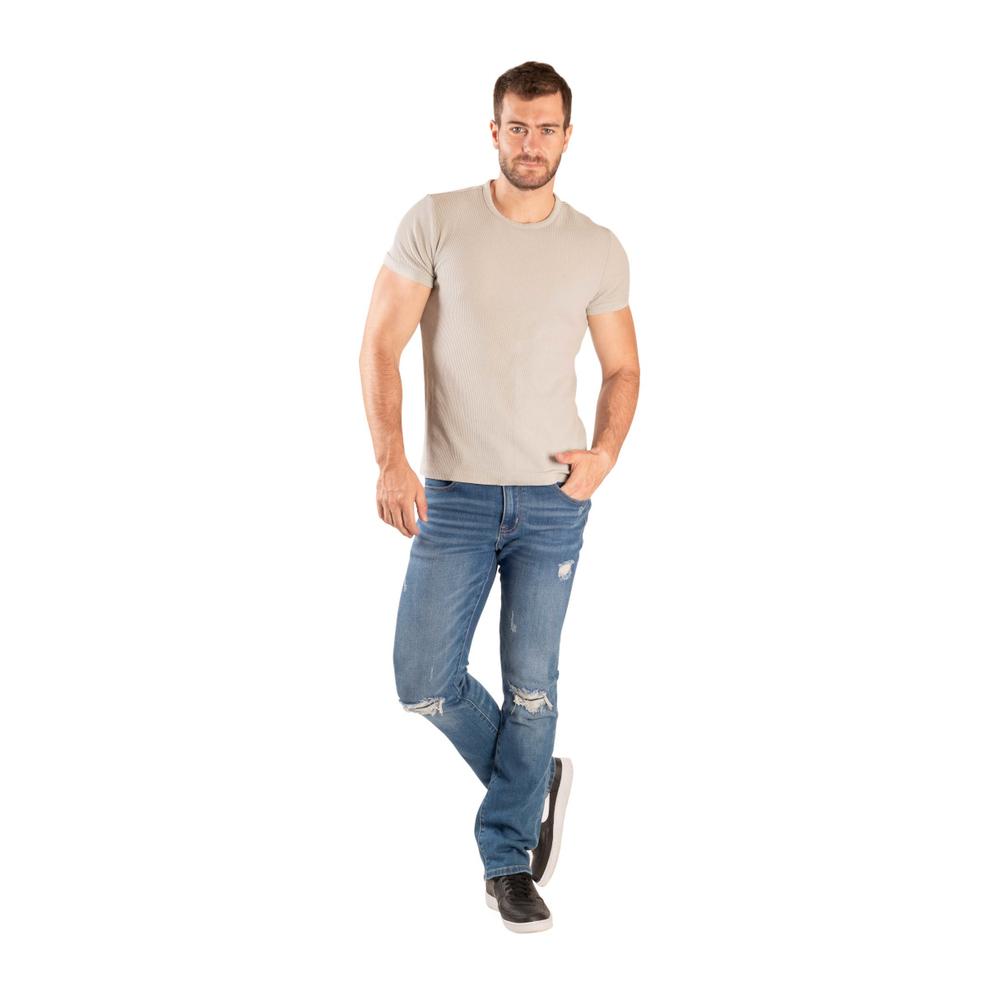 Foto 5 pulgar | Pantalón Slim Fit Hombre Jeanswest Black Mezclilla Confort 063 Azul