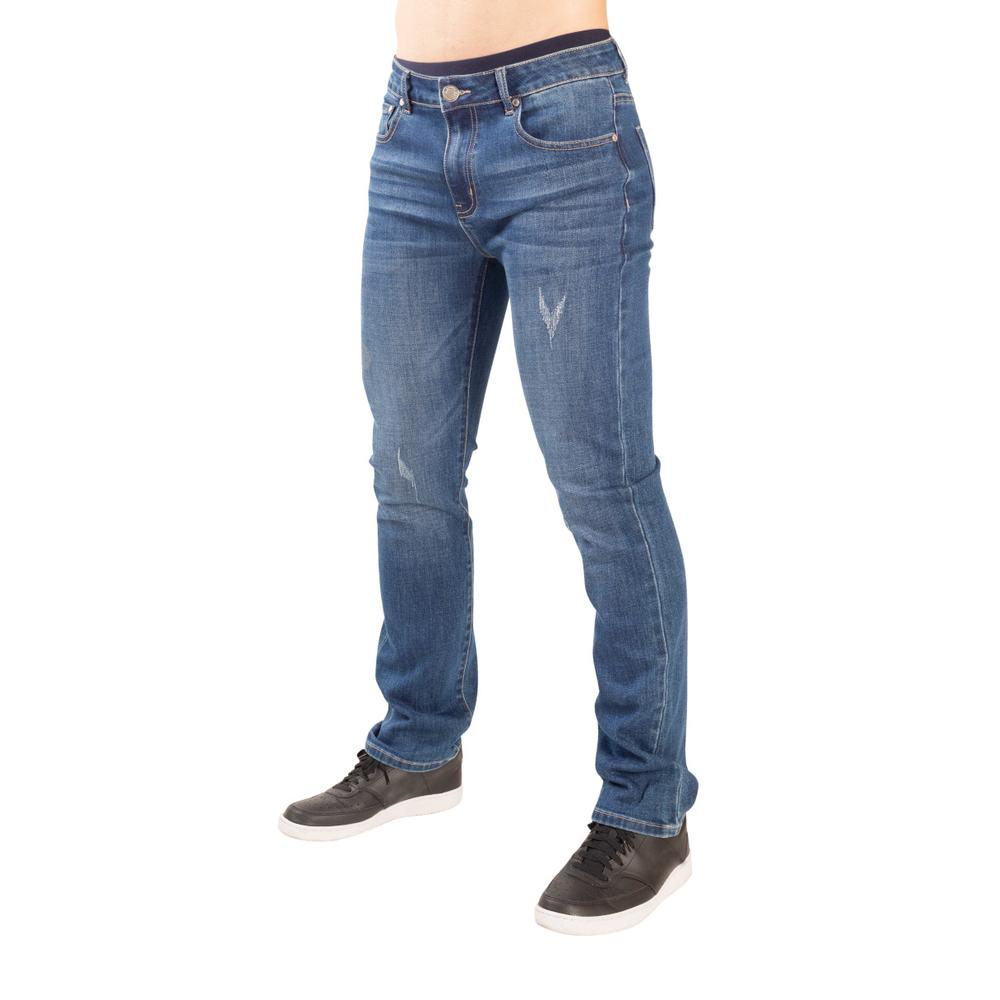 Foto 2 pulgar | Pantalón Slim Fit Jeanswest Black Mezclilla Confort 057 Azul para Hombre