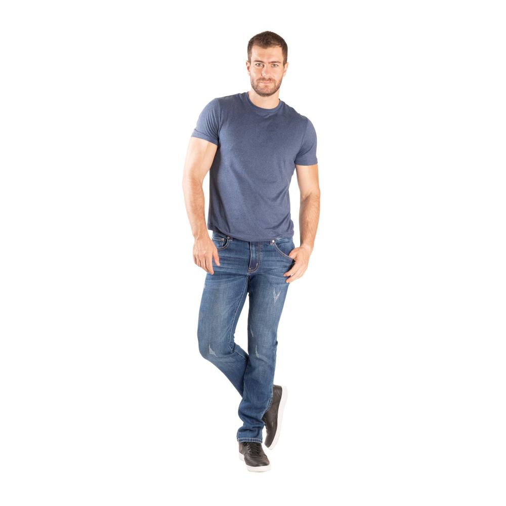 Foto 5 pulgar | Pantalón Slim Fit Jeanswest Black Mezclilla Confort 057 Azul para Hombre