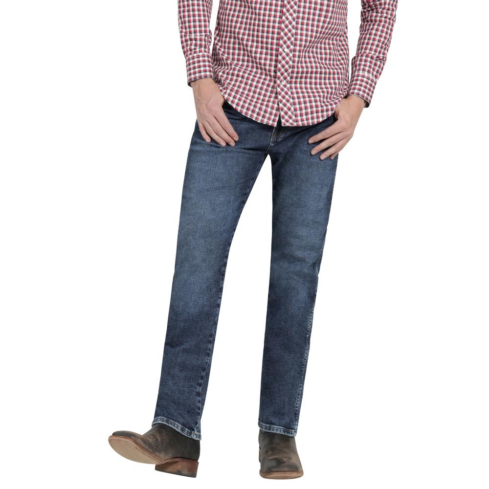 Foto 2 pulgar | Jeans Vaquero Hombre Wrangler Slim Straight 497 Azul