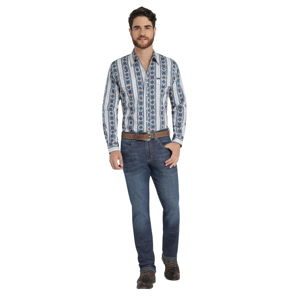 Foto 5 pulgar | Jeans Vaquero Hombre Wrangler Slim Straight 481 Azul