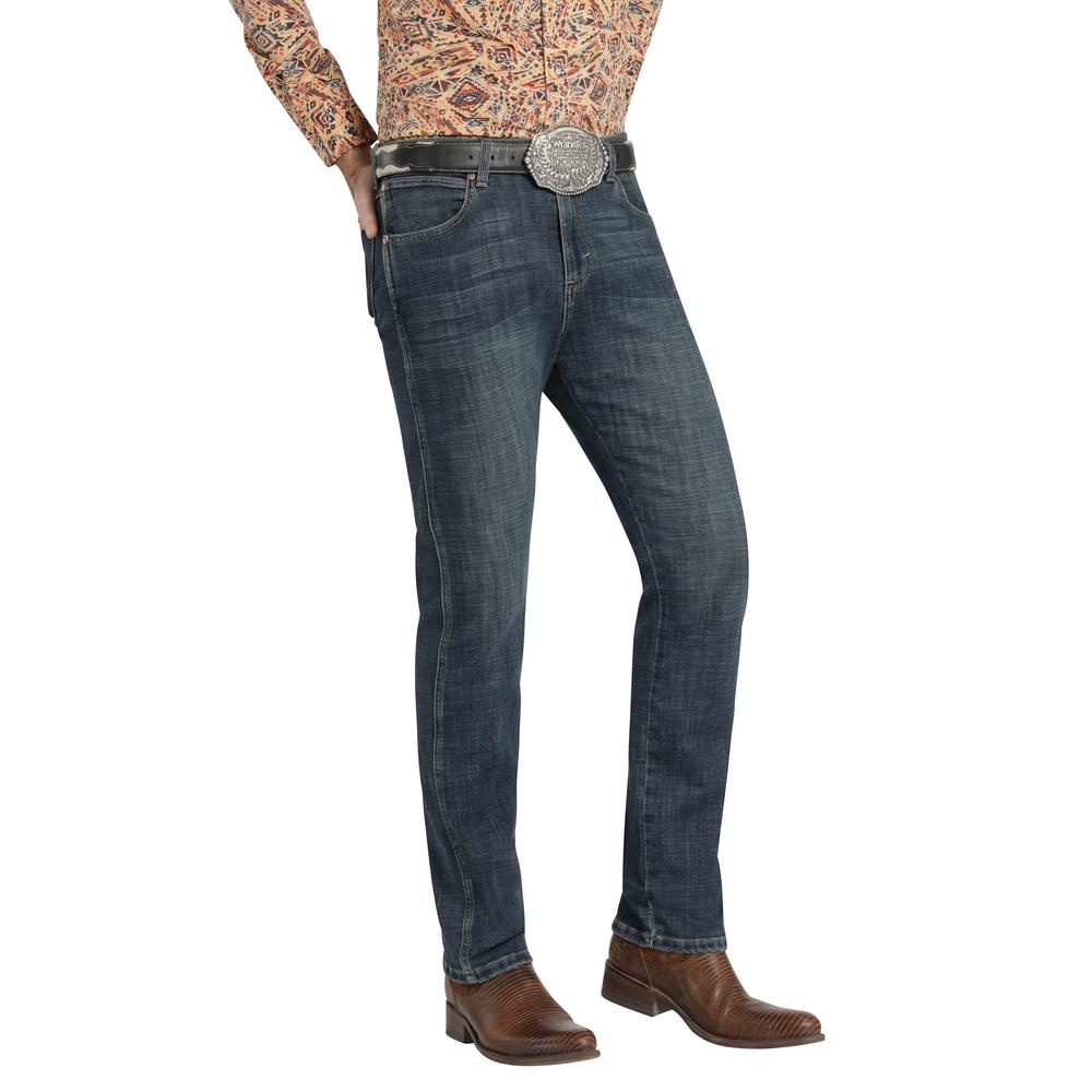 Foto 2 | Jeans Vaquero Hombre Wrangler Slim Straight 507 Azul