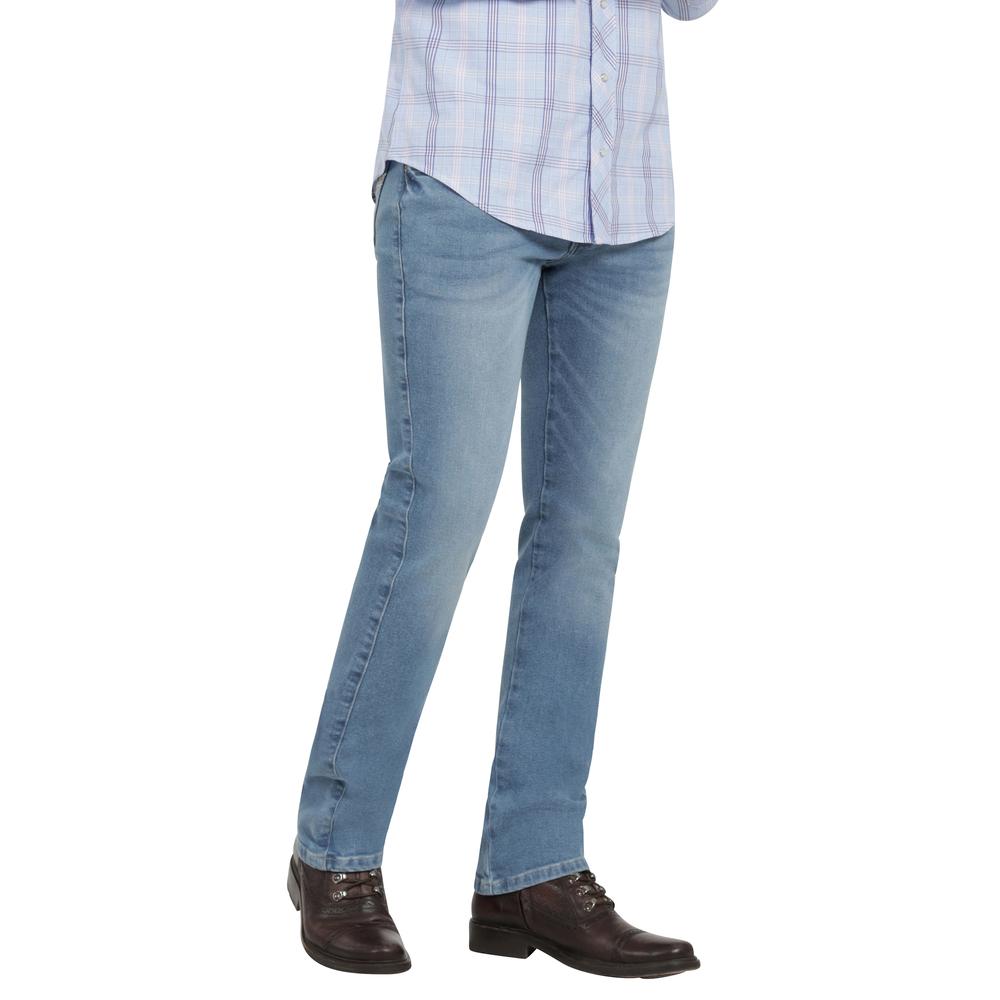 Foto 2 | Jeans Vaquero Hombre Wrangler Slim Straight 482 Azul