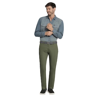 Foto 4 | Jeans Hombre Lee Slim Fit 356 Verde