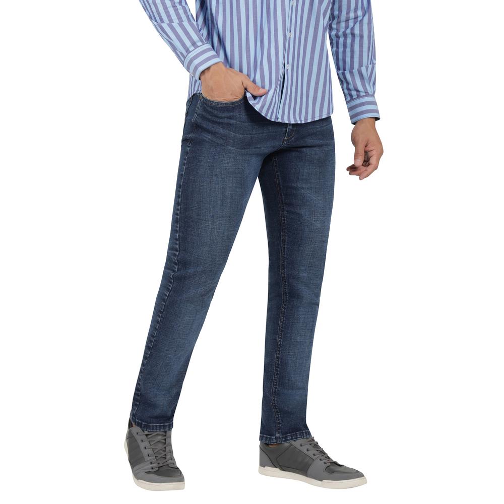 Foto 2 | Jeans Hombre Lee Slim Fit 318 Azul Marino