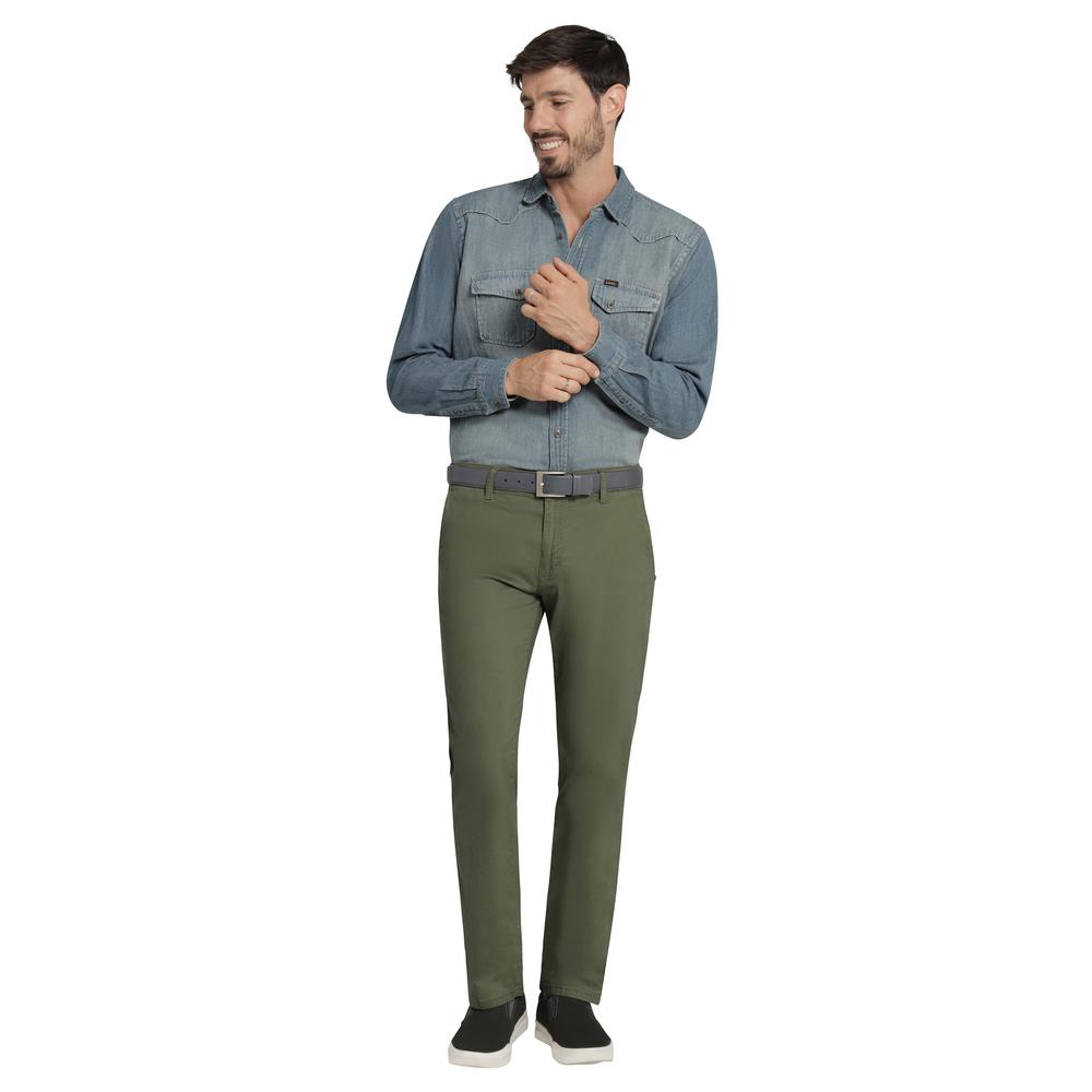 Foto 5 pulgar | Jeans Hombre Lee Slim Fit 356 Verde