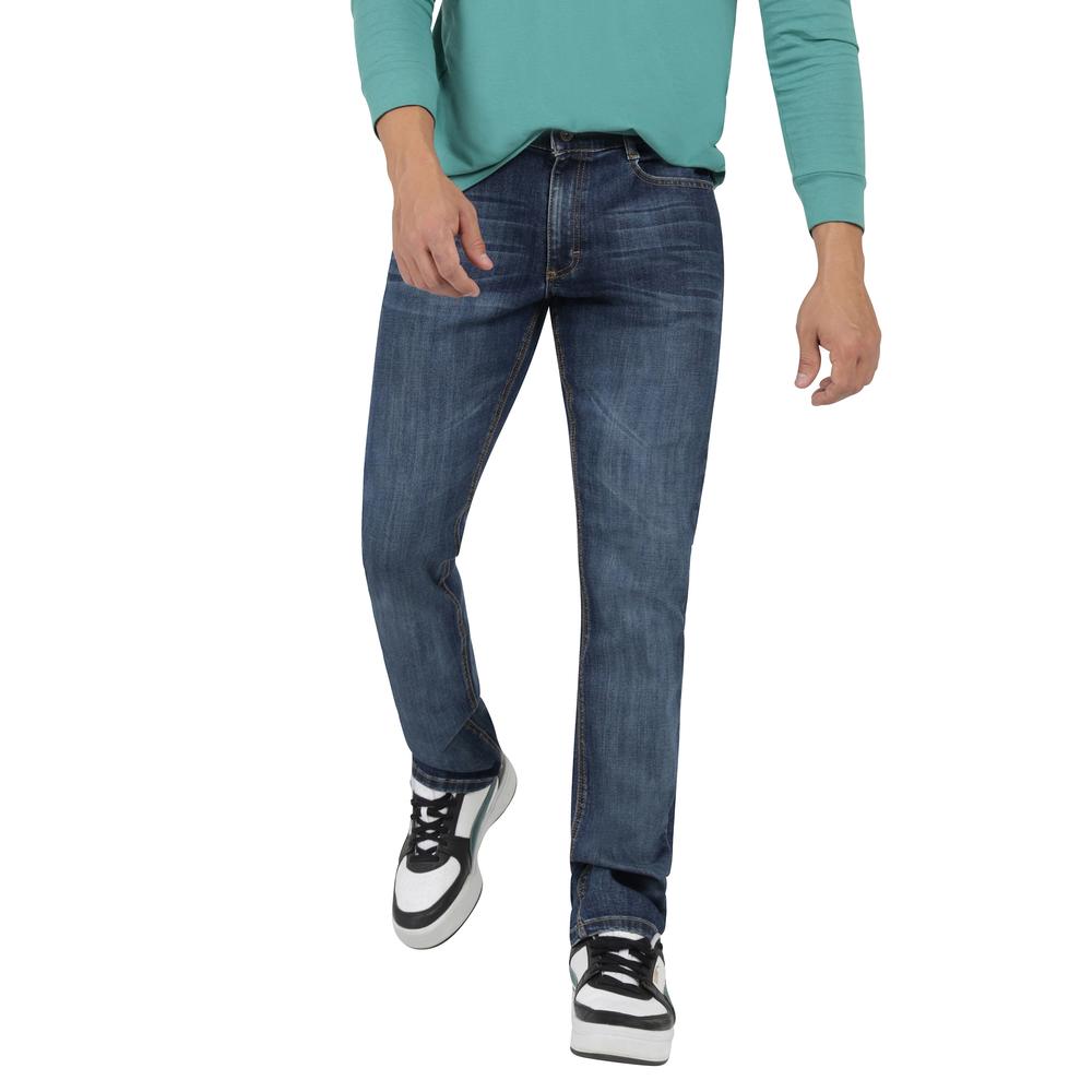 Foto 2 pulgar | Jeans Hombre Lee Slim Fit 320 Azul Marino