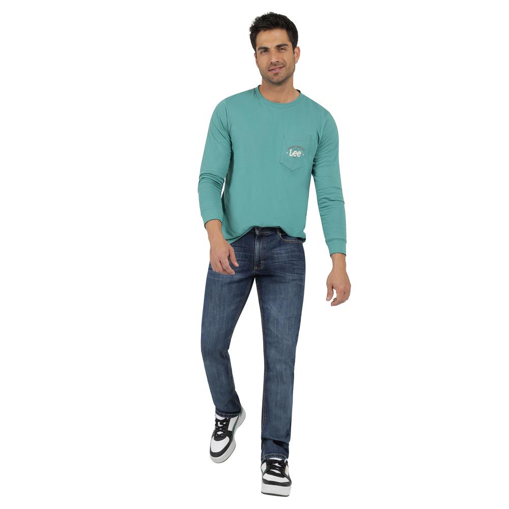 Foto 5 pulgar | Jeans Hombre Lee Slim Fit 320 Azul Marino