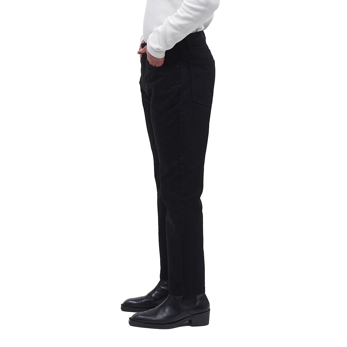 Foto 2 | Jeans de Mezclilla Mchk Cropped 8072 Negros para Hombre
