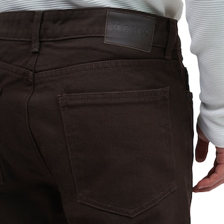 Foto 4 | Jeans de Mezclilla Mchk Cropped 8071 Cafés para Hombre