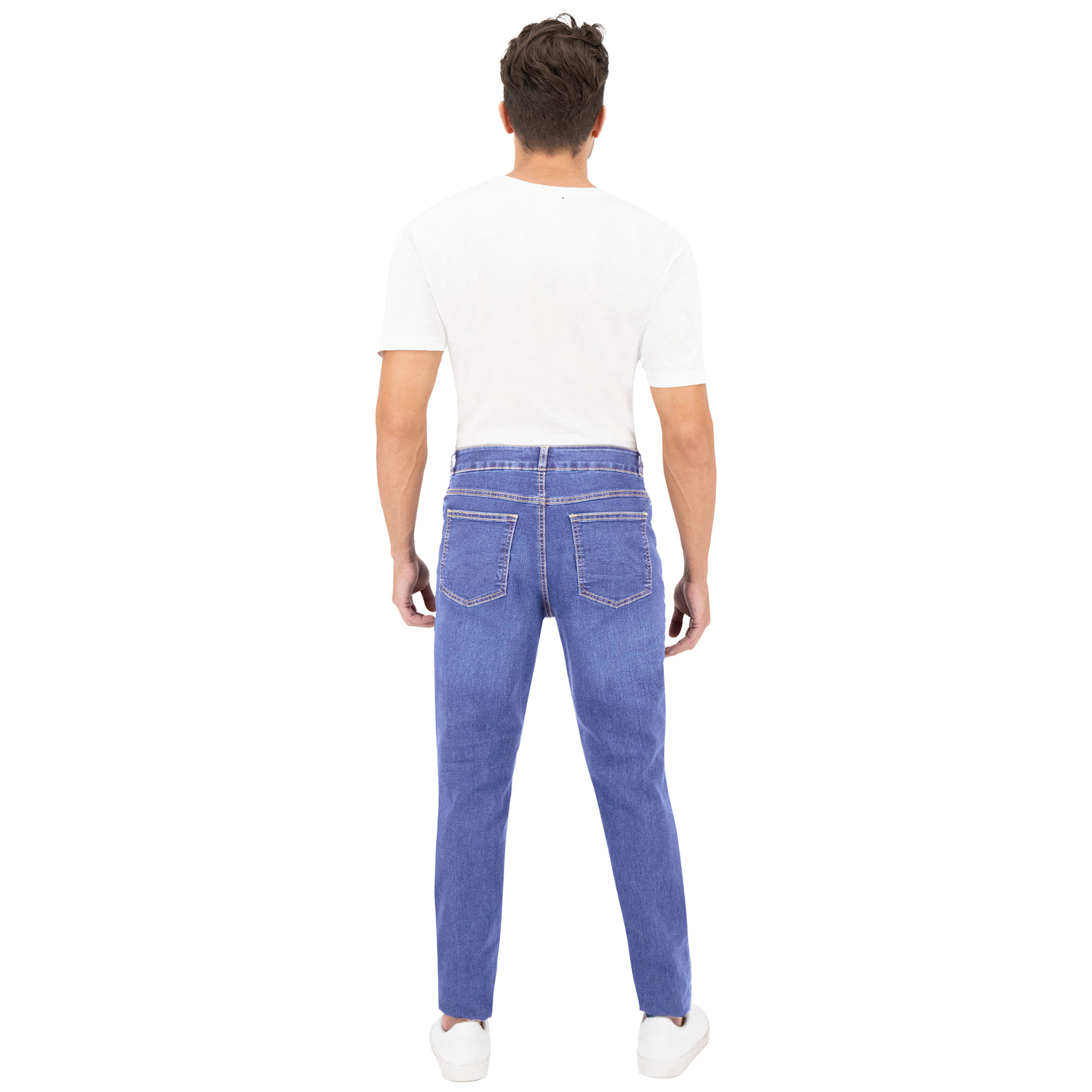 Foto 5 pulgar | Pantalón Slim Britos Jeans Hombre Azul Mezclilla 803518