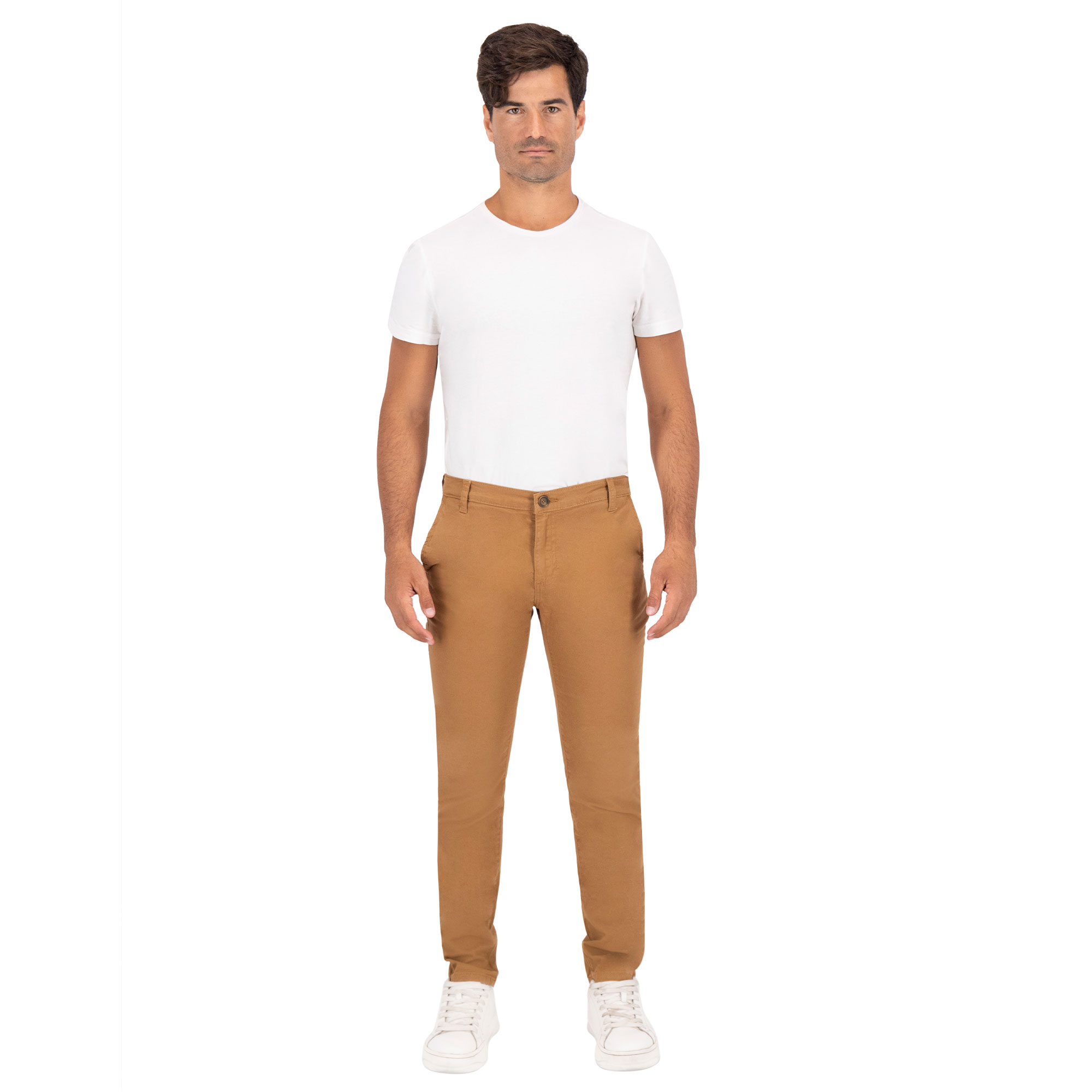Foto 4 pulgar | Pantalón Slim Britos Jeans Hombre Gabardina 803450