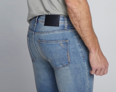 Foto 4 | Jeans Hombre Pantalon Mezclilla Slim Cintura Regular Seven Jeans