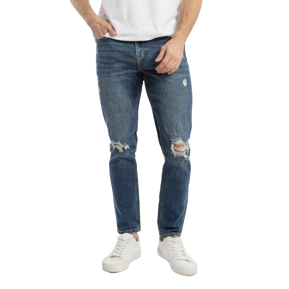 Jeans Slim Straight Balam Bl1193 Azul para Hombre