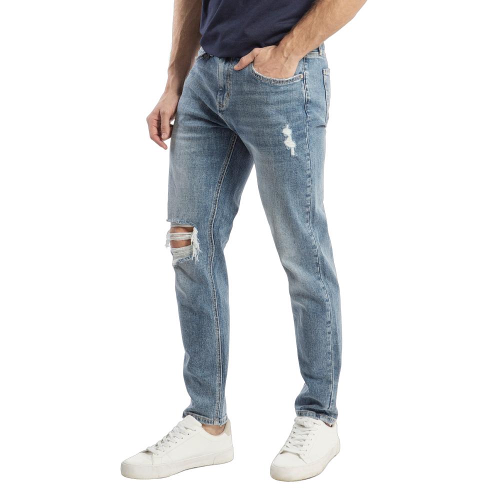 Foto 4 pulgar | Jeans Slim Hombre Balam Bl1199 Azul