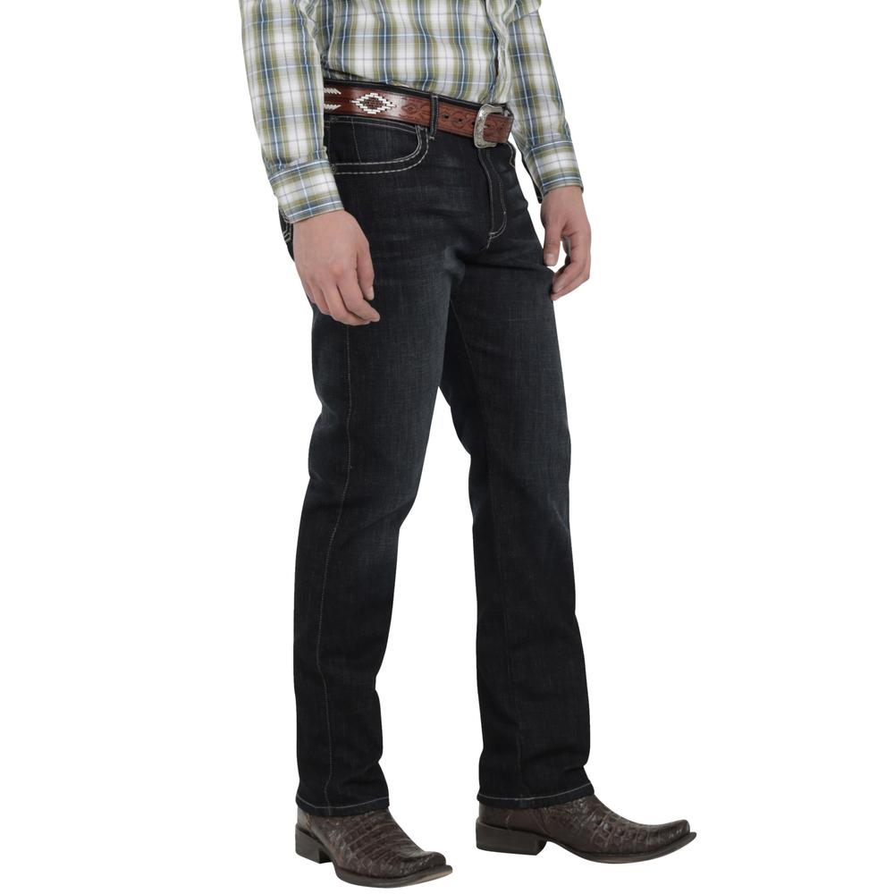 Foto 3 pulgar | Jeans Vaquero Wrangler Hombre Western Slim Straight 318 Azul