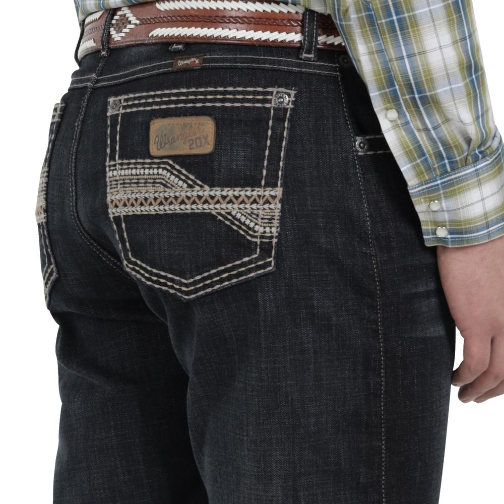 Foto 6 pulgar | Jeans Vaquero Wrangler Hombre Western Slim Straight 318 Azul