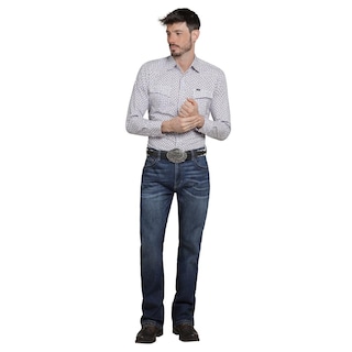 Foto 4 | Jeans Vaquero Wrangler Hombre Retro Slim 286 Azul