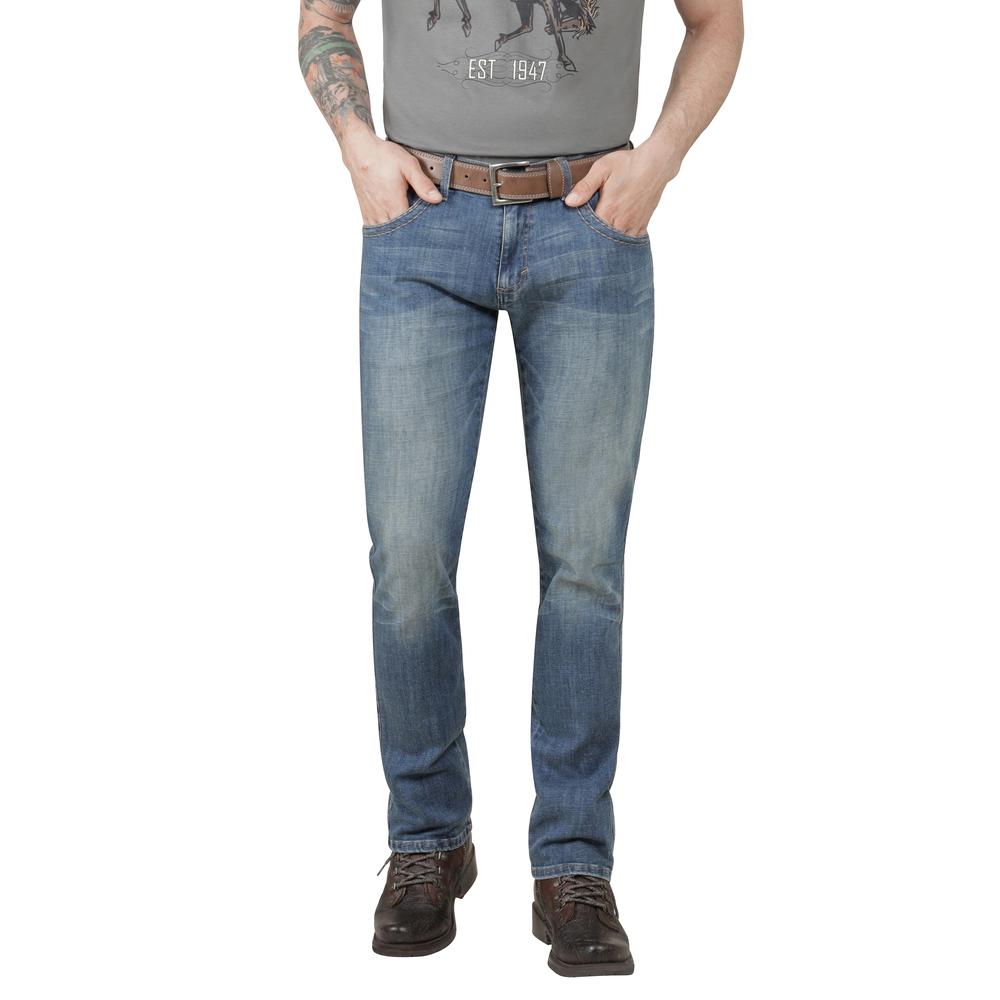 Foto 2 pulgar | Jeans Vaquero Wrangler Hombre Western Slim Straight 320 Azul