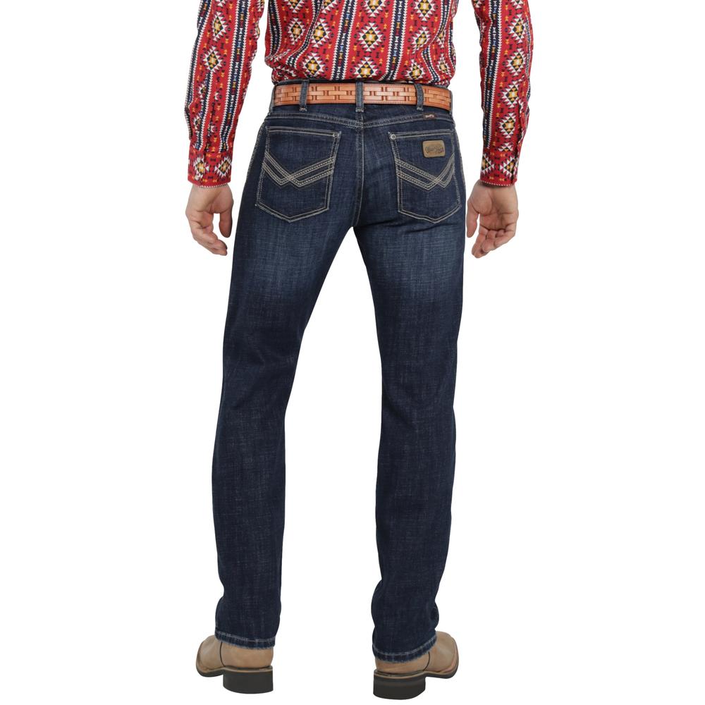 Foto 4 pulgar | Jeans Vaquero Wrangler Hombre Western Slim Straight 253 Azul