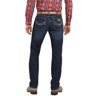 Foto 3 | Jeans Vaquero Wrangler Hombre Western Slim Straight 253 Azul
