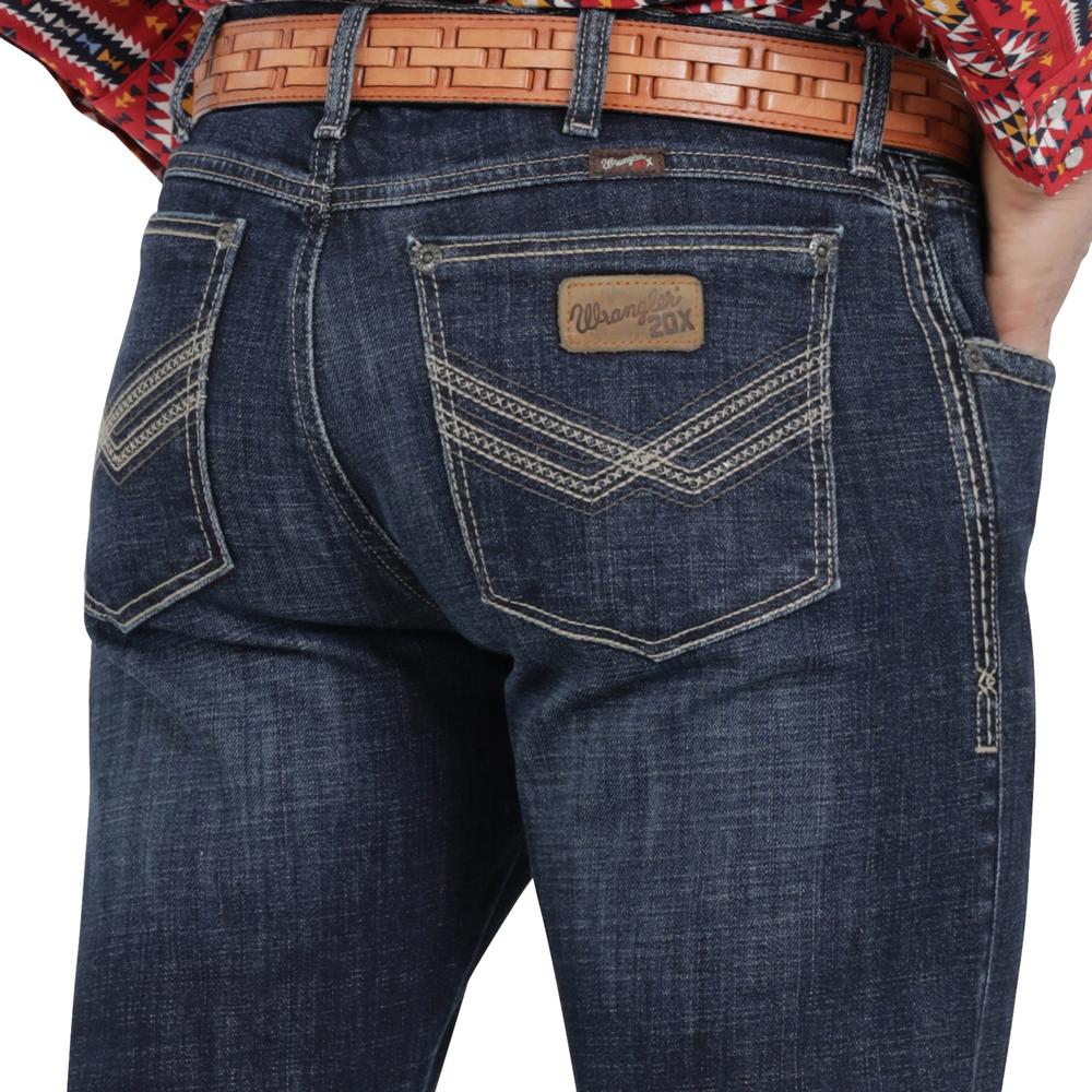Foto 6 pulgar | Jeans Vaquero Wrangler Hombre Western Slim Straight 253 Azul