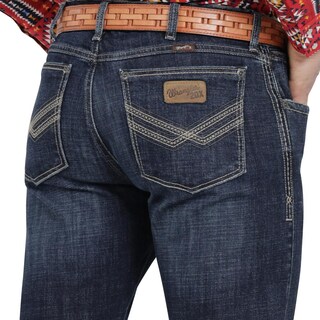 Foto 5 | Jeans Vaquero Wrangler Hombre Western Slim Straight 253 Azul