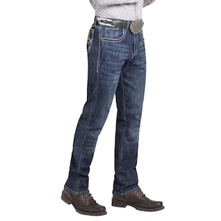 Foto 2 | Jeans Vaquero Wrangler Hombre Western Slim 262 Azul