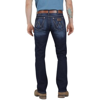 Foto 3 | Jeans Vaquero Wrangler Hombre Retro Slim Straight 285 Azul
