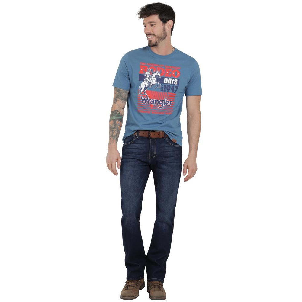 Foto 5 pulgar | Jeans Vaquero Wrangler Hombre Retro Slim Straight 285 Azul