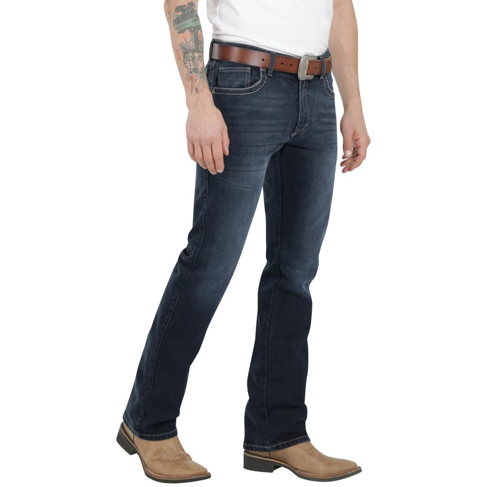 Foto 3 pulgar | Jeans Vaquero Wrangler Hombre Western Slim 261 Azul