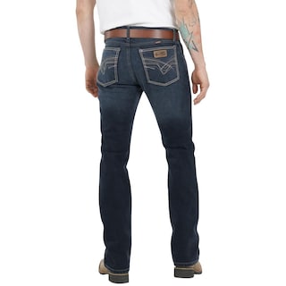 Foto 3 | Jeans Vaquero Wrangler Hombre Western Slim 261 Azul