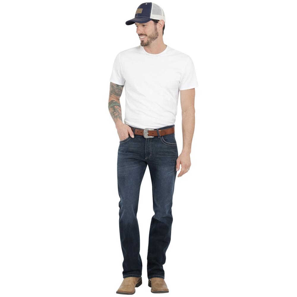 Foto 5 pulgar | Jeans Vaquero Wrangler Hombre Western Slim 261 Azul
