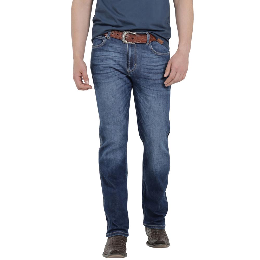 Foto 2 pulgar | Jeans Vaquero Wrangler Hombre Retro Slim Straight 480 Azul
