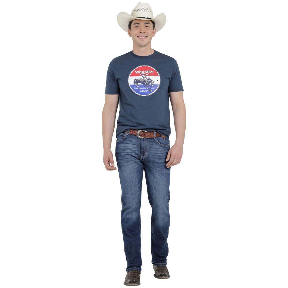 Foto 5 pulgar | Jeans Vaquero Wrangler Hombre Retro Slim Straight 480 Azul