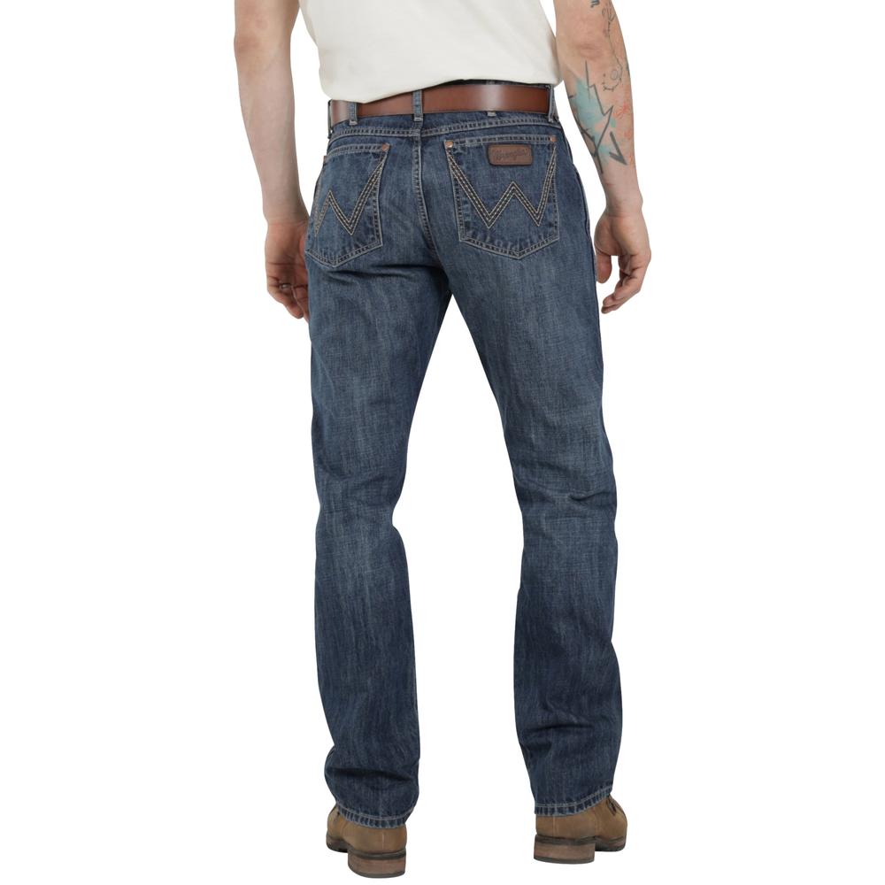 Foto 4 pulgar | Jeans Vaquero Wrangler Hombre Retro Slim Straight 254 Azul