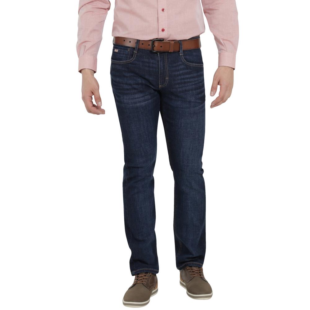 Jeans Lee Hombre Quality Genuine Slim Fit 758 Azul Marino