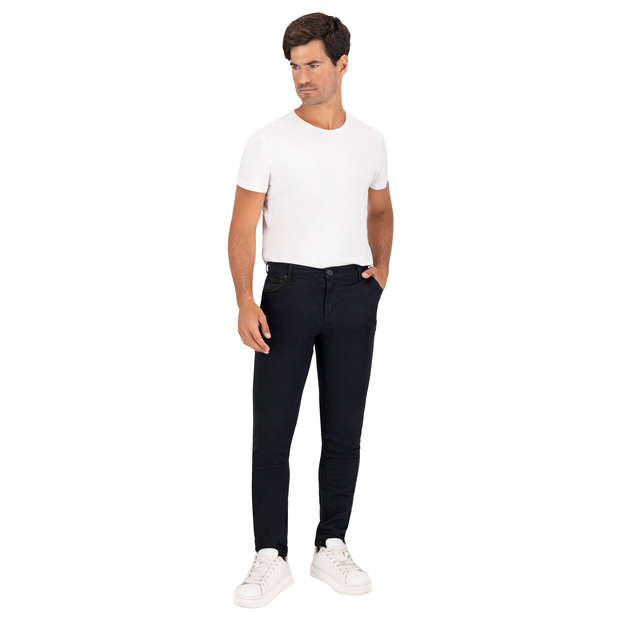 Foto 4 pulgar | Pantalón Slim Britos Jeans Hombre Mezclilla Negro 803704