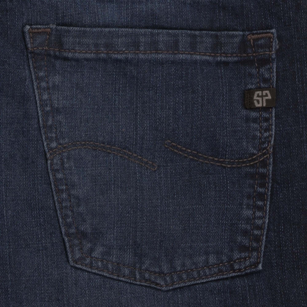 Foto 5 pulgar | Jeans Silver Plate Crotch Rigido 1822 Color Stone Wash Slim Fit