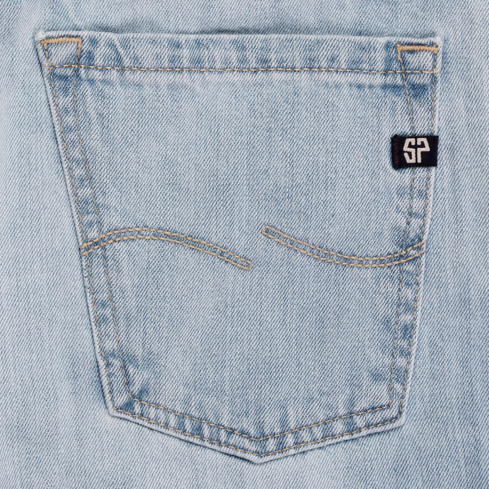 Foto 5 pulgar | Jeans Silver Plate Crotch Rigido 1821 Color Stone Bleach Slim Fit